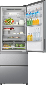 Отдельностоящий двухкамерный холодильник Gorenje NRM720FSXL4