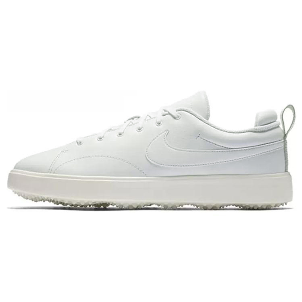 Nike Course Classic Leather Cushioning Slip Resistant Abrasion Resistant Low top Golf Shoes Women"s White