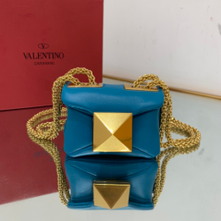 Valentino One Stud Micro Bag with Chain 11 cm