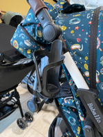 Коляска прогулочная Babalo 2023 океан черная рама