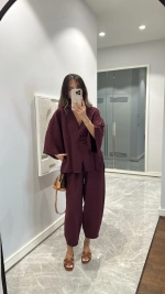 Костюм кимоно с брюками укороченными