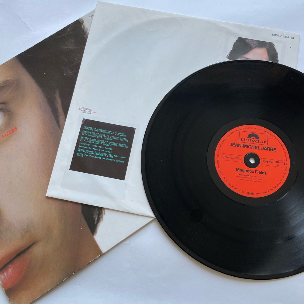 Винтажная виниловая пластинка LP Jean Michel Jarre, Magnetic Fields (Германия 1981)