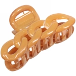 Заколка-краб для волос на блистере «Magic Gloss», кольца, микс 6 цветов, 6,5см