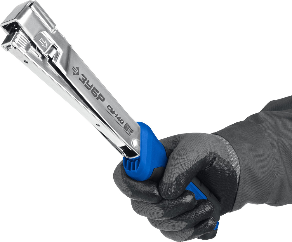 ЗУБР СМ-140, тип 140 (G/11/57) 20GA (6 - 10 мм), высокоскоростной стальной cкобозабиватель (31542)