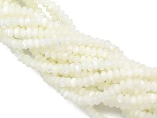 Нить бусин из перламутра 6мм, рондель