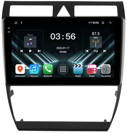 Магнитола для Audi A6 С5 2001-2004 - FarCar DX102M монитор 9.5" IPS на Android 13, 4+64Гб, CarPlay