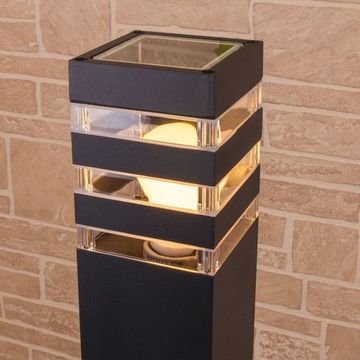 Светильник на столбе 1550 TECHNO black чёрный Elektrostandard