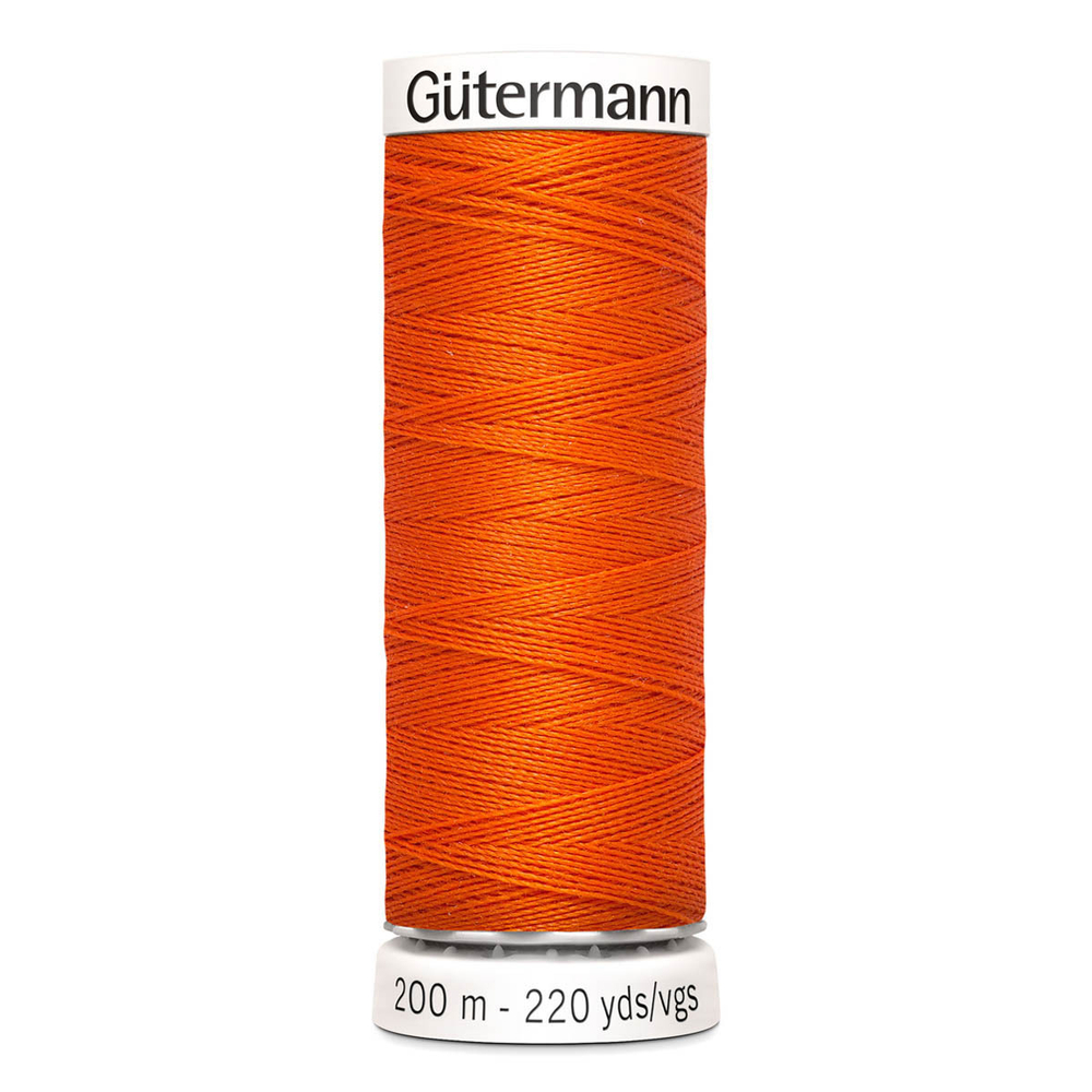 01 Нить Sew-All 100/200 м для всех материалов, 100% полиэстер Gutermann 748277 (351 оранжевый)