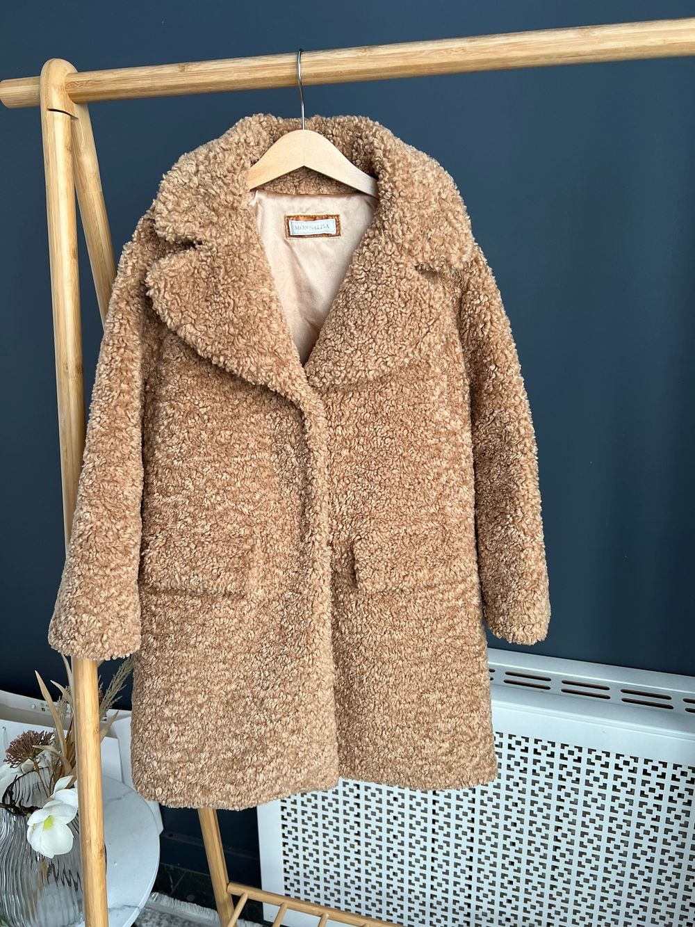 Шуба из экомеха Monnalisa, 128