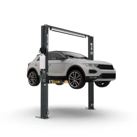 Двухстоечный электрогидравлический подъемник ПГА-4200-КЕ Синий RAL5017