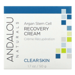 Andalou Naturals, Восстанавливающий крем со стволовыми клетками аргании, очистка кожи, 50 мл (1,7 жидкой унции)