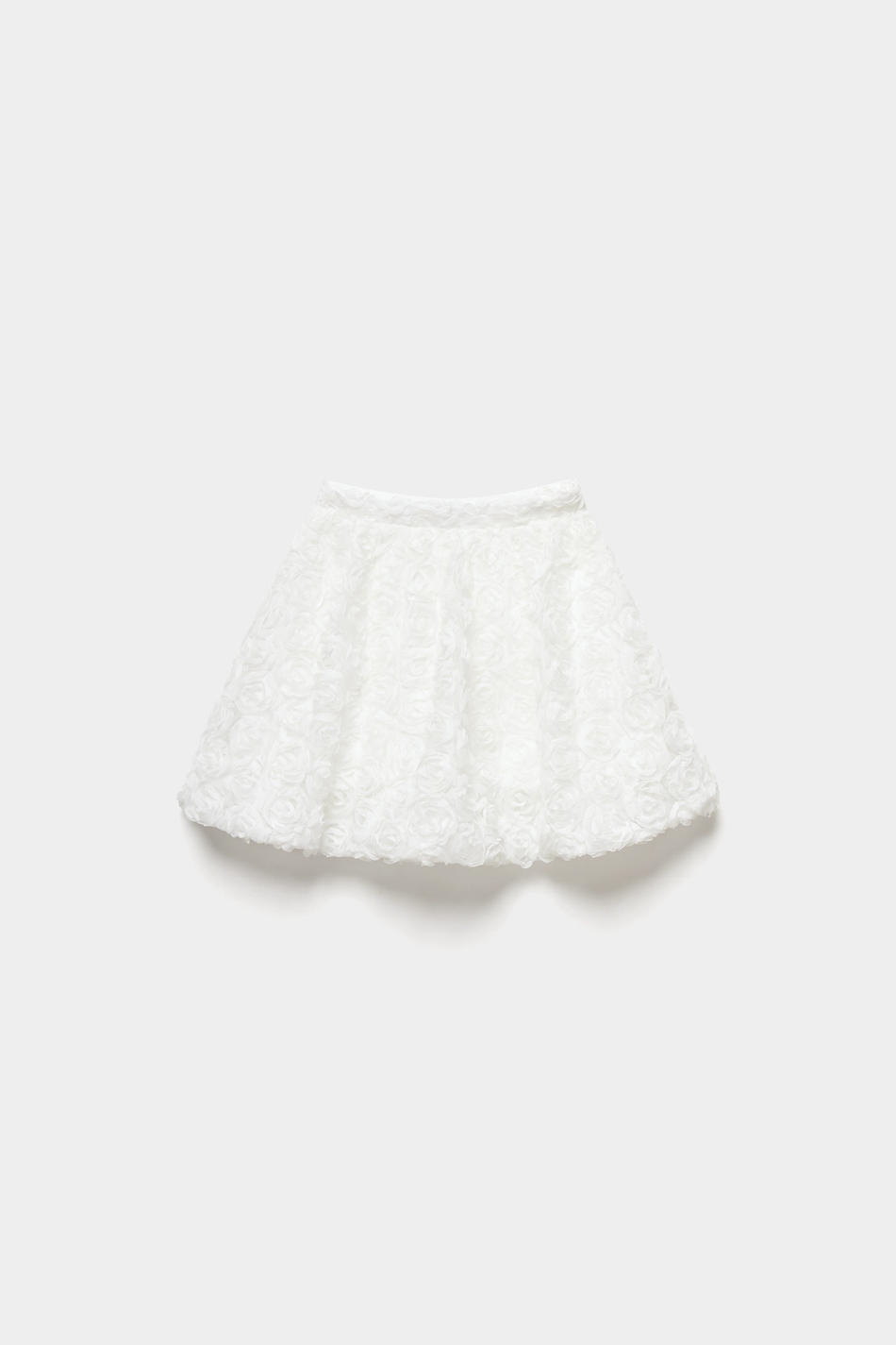 Юбка баллон с объемными розами