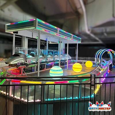 Детская американская горка «Космопоезд», 6 кабин 6 мест, 14,5×8×3,5 м