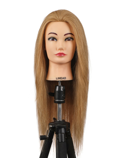 Учебная манекен голова "блондинка" 60см.