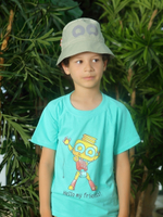 Панама детская солнцезащитная для девочек и мальчиков со светоотражающим эффектом CROOT