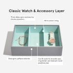 Органайзер для часов и аксессуаров Stackers Classic Watch Accessory Layer, 3 отделения - Mink (#stackers #bam #органайзердляочков #органайзер_для_очков / Искусственная кожа / White / белый / White / Китай / 6 / 300 / 300)