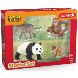 Schleich Wild Life - Животные Азии Набор из 4 фигурок 42736 / артикул   42736  / GTIN 4059433933504