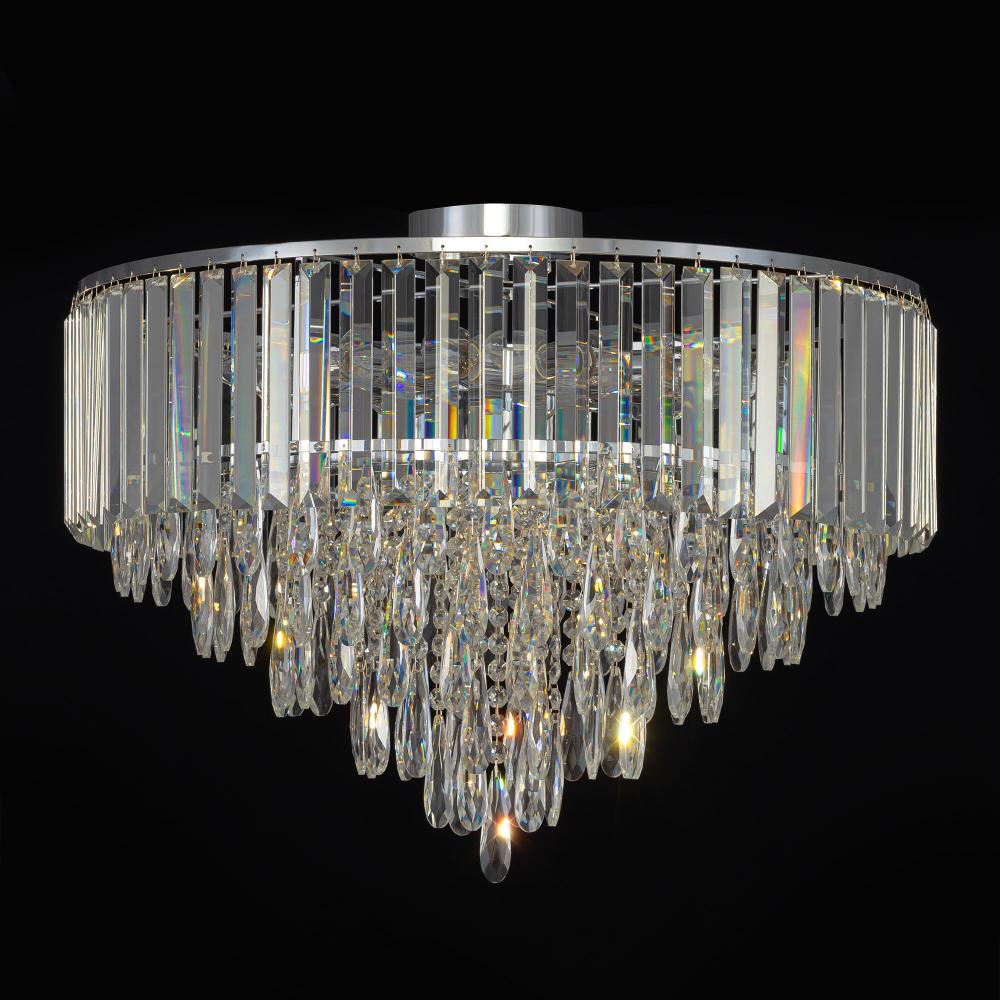 Citilux LEONNA CL320191 Люстра хрустальная Хром