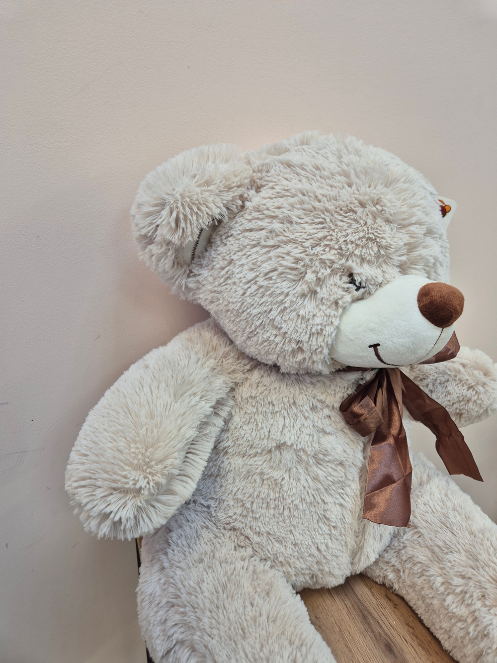 Мягкая игрушка медведь бежевый 70 см