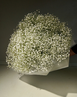 Огромный букет с воздушной гипсофилой (М0010)