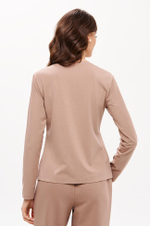 23381 Лонгслив женский (капучино)
