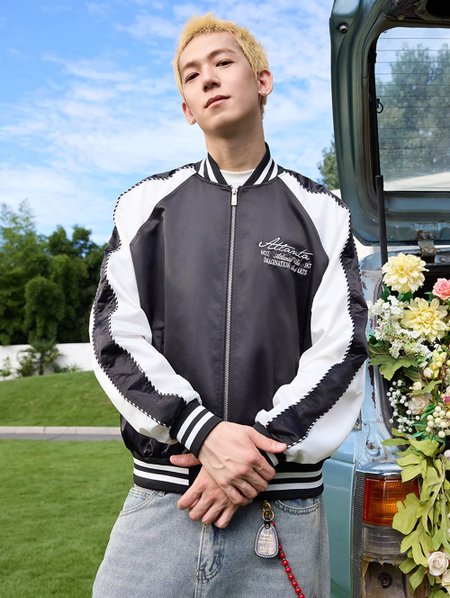 Бомбер HARSHandCRUEL "Atlanta Flow" Track Varsity Jacket