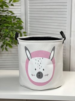 Корзина для белья текстильная (Зайчик)