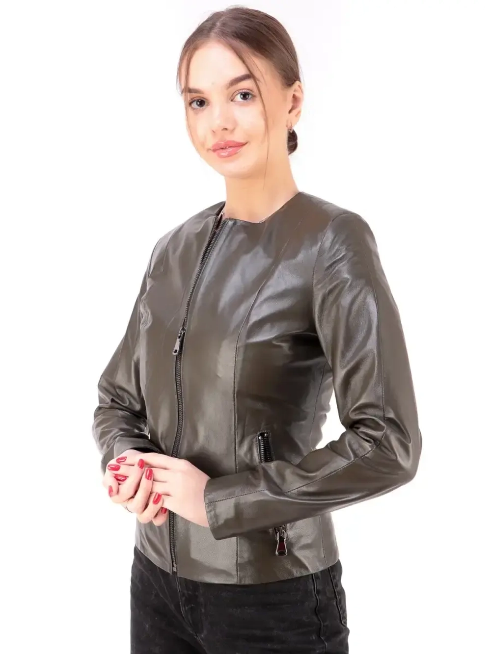 Куртка женская из натуральной кожи