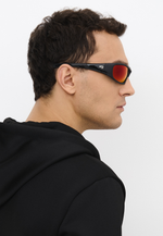 Спортивные очки GOG Samum / Matt Black-Black / Polarized Red Lens