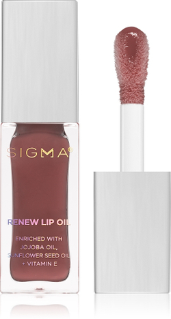 Sigma Beauty Renew Lip Oil - Увлажняющее и осветляющее масло для губ, 5,2 g