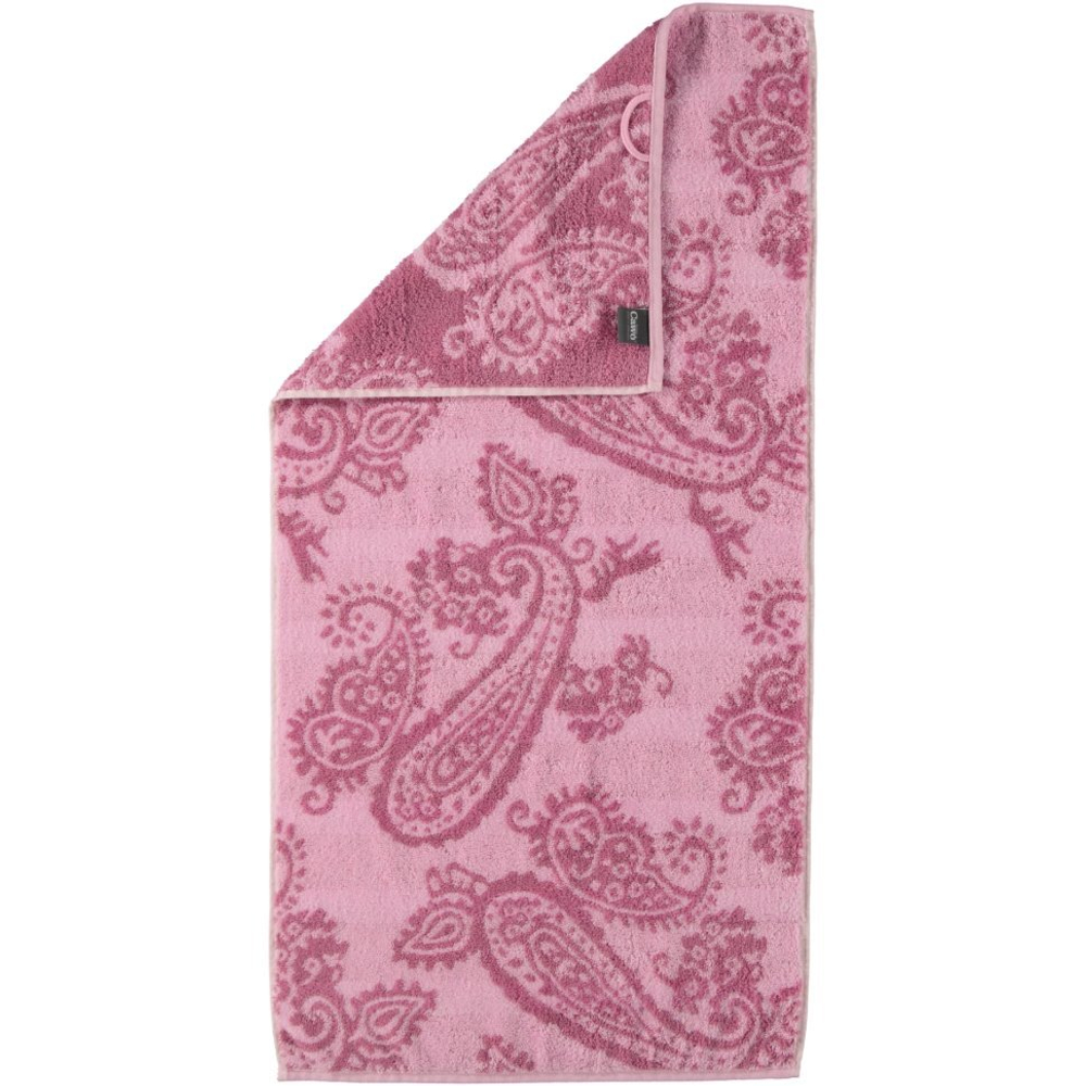 Полотенце 30х50 Cawo Paisley 1068 розовое