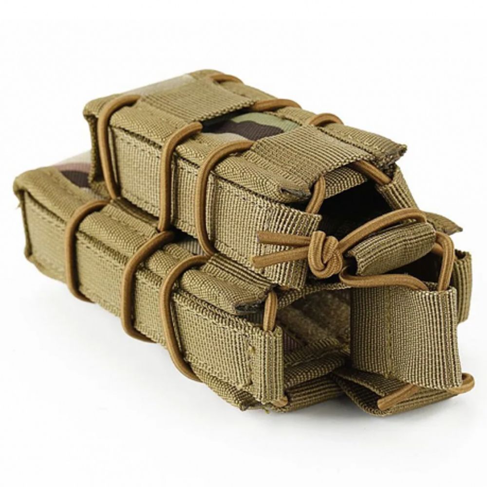 Подсумок molle на 2 магазина мультикам