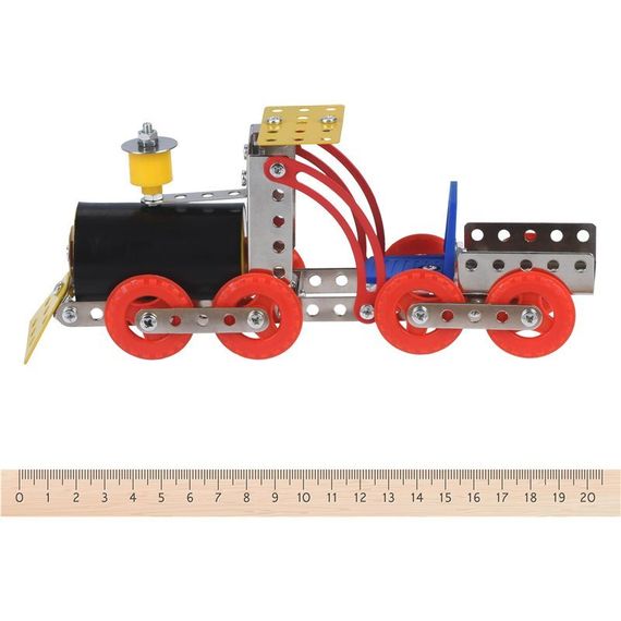 Конструктор металлический Same Toy Inteligent DIY Model Car Паравоз 117 эл. 58033Ut