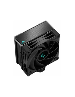 DEEPCOOL AK400 ZERO DARK LGA1700/1200/115X/AM5/AM4 (18шт/кор, TDP 220W, PWM, Fan 120mm, 4 тепл. Трубки, черный) RET