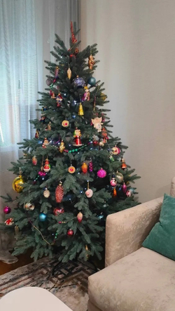 Ель искусственная Царь елка Адель голубая 180 см