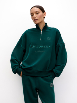 Олимпийка Amoureux Dark Green