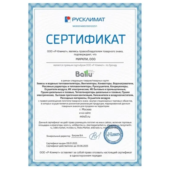 Ballu Platinum Evolution BSUI-18HN8_V4