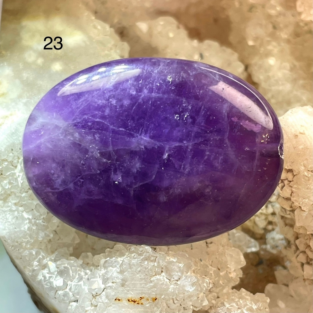 49391 Аметист Бусина овал 25*35мм-87
