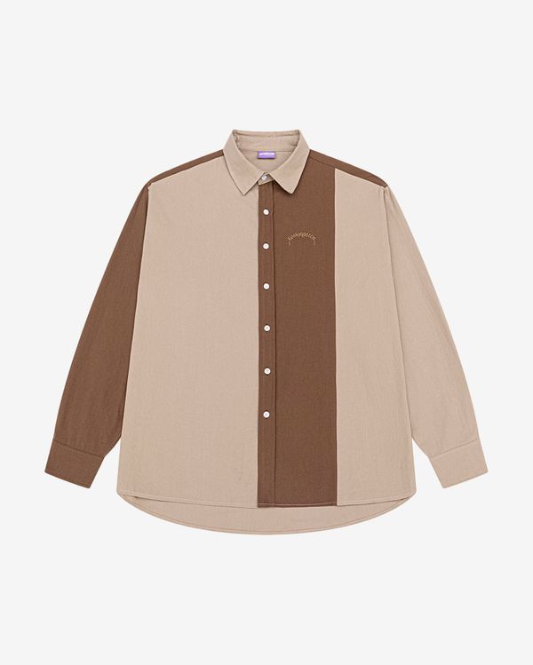 Сорочка Puff коричневая - фото 1