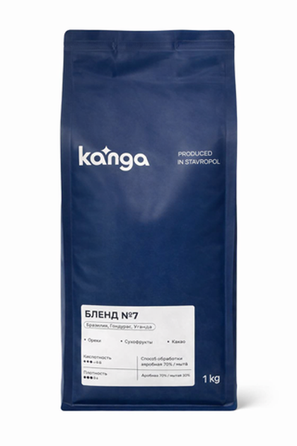 KANGA Бленд №7, кофе в зернах, 1000 г