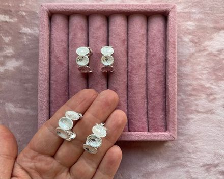 Серьги-Кольца "Монетки", 19,5мм