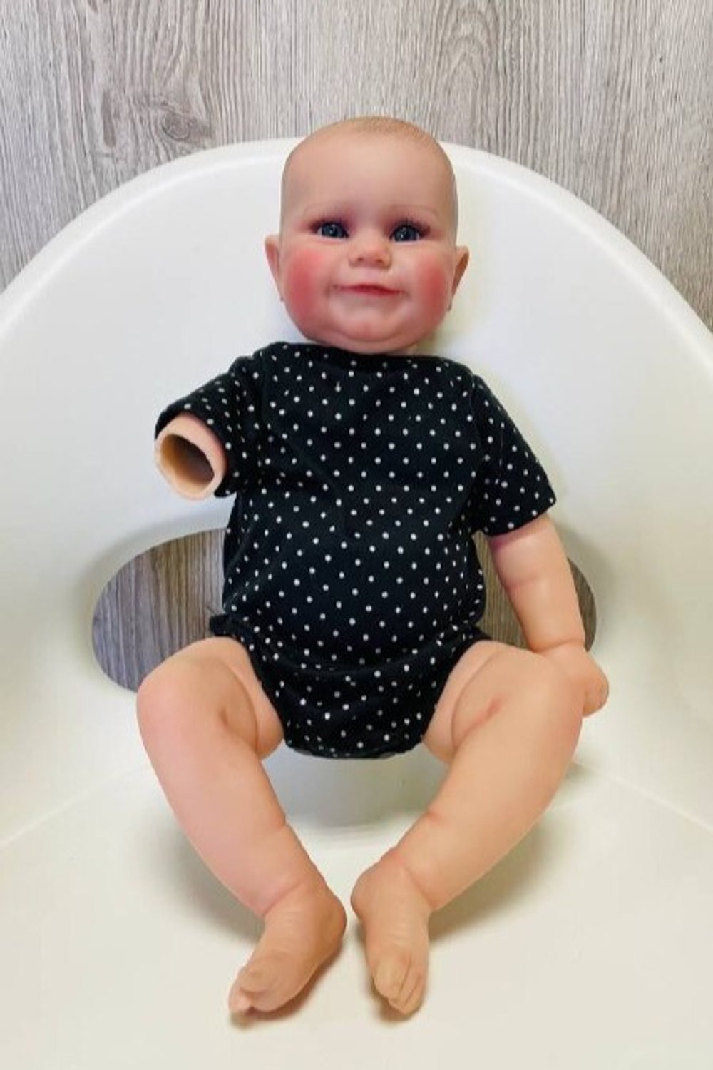 УЦЕНКА2 Кукла Реборн виниловая 50см в пакете (FA-100)