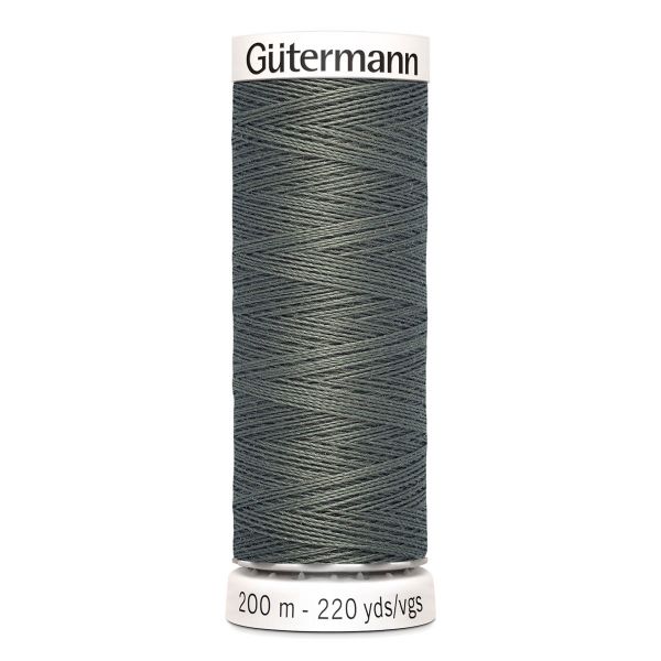 Нитки универсальные Gutermann Sew-all 100 (200 метров), 5 кат. | 635 каменно-серый