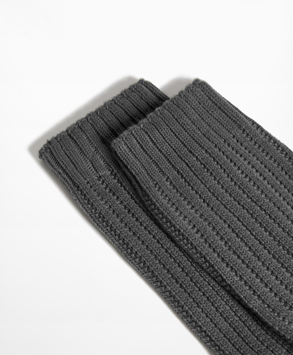 Oysho Хлопковые носки, графитовый