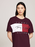 Ночная рубашка Tommy Hilfiger - бордовый(UW0UW05631)