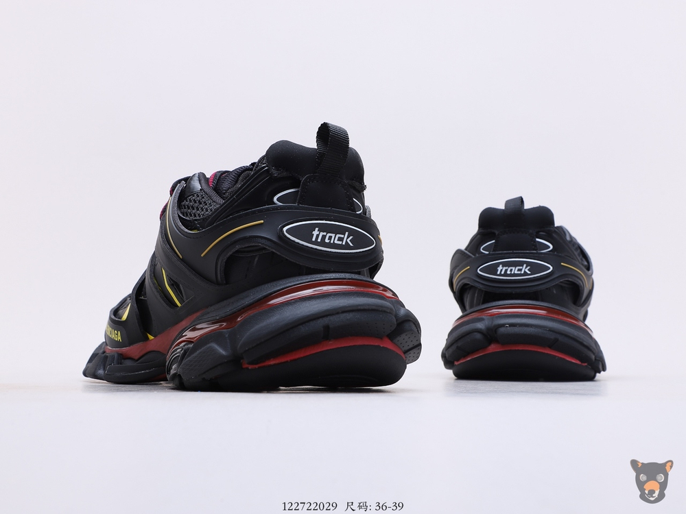 Кроссовки Track Trainers Black/Red/Yellow