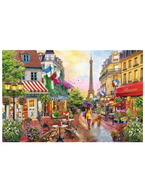 Пазлы для детей и взрослого 1500 элементов Очарование Парижа