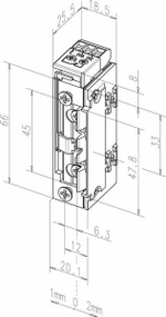 Электромеханическая защелка effeff 118E.23