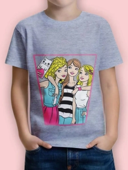 Футболка для садика и школы.девочка.1шт.