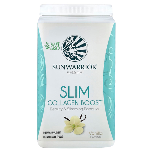 Sunwarrior, Shape, Slim Collagen Boost™, со вкусом ванили, 750 г (1,65 фунта)